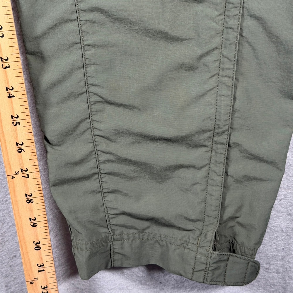 REI Sahara Womens 4T Olive Green Convertible Cargo Hiking Pants UPF 50 Nylon - Picture 6 of 14